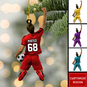 Personalized Soccer Ornaments-Gift for Soccer Lovers-2024 New Release