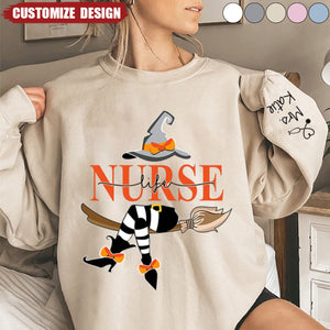 Nurse Life Witch Halloween Sweatshirt - Gift For Nurse