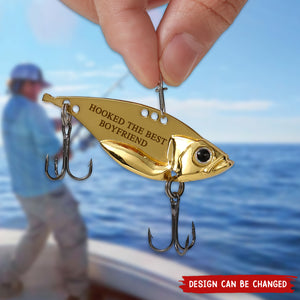 Personalized Engraved Fishing Lure Hook - Gifts For Fishing Lover