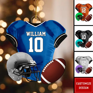 Personalized Name American Football Uniform Ornament - 2024 New Release