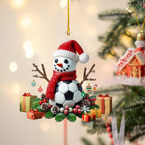 Soccer Snowman Christmas Ornament-Gift For Soccer Players-2024 New Release