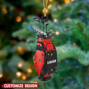 Personalized Golf Backpacks Christmas Ornament Gift For Golf Lovers - 2024 New Release