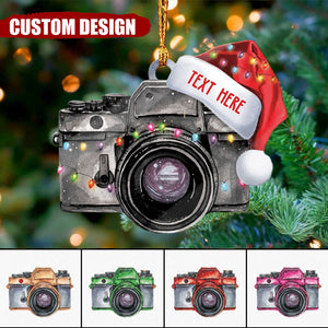 Personalized Custom Camera Acrylic Ornament