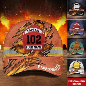 Fireman-Personalized Firefighter’s Cap