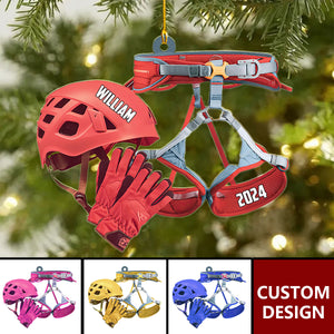 Personalized Rock Climbing Christmas Ornament, Gift For Climbing Lovers-2024 New Release