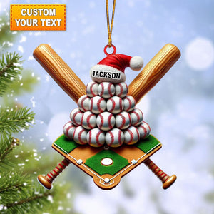 Personalized Baseball Ornament-Gifts For Baseball Fans,Lovers-2024 New Release