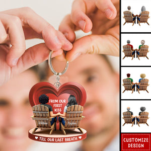 Together Since Couple-Personalized Keychain-Gift For Couple