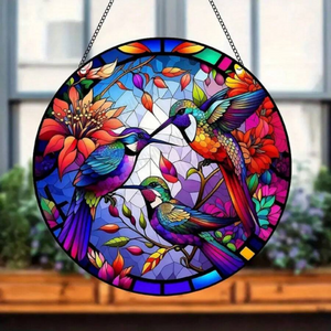 Hummingbird Suncatcher Ornament Window Decor