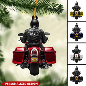 Personalized Motorcycle Ornament-Gift For Motorcycle Lover-2024 New Release