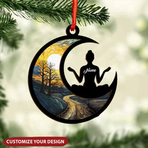 Personalized Yoga Christmas Ornament,Gifts For Yoga Lover - 2024 New Release