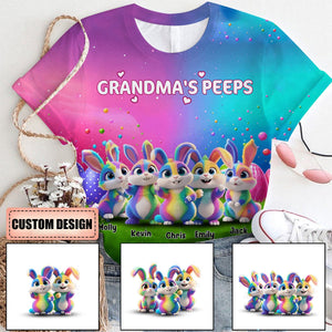 Personalized Grandma All Over T-shirt