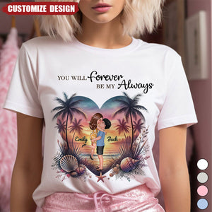 You & Me We Got This Couple Standing On Beach Personalized T-shirt