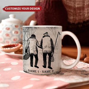 Baby, Let's Go Fishing Coffee Mug - Gift For Couple, Fishing Lovers