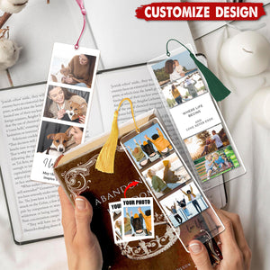 Personalized Photo Acrylic Bookmark-Gift For Book Lovers