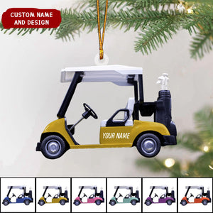 2024 New Release - Personalized Golf cart Christmas Ornament, Gift For golfer