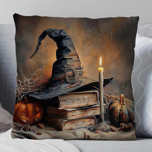 A Witch's Autumn Ritual Pillow - Gift For Witch And Book Lovers