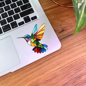 Colorful Hummingbird Decal-Gift For Bird Lovers