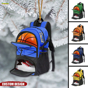 Personalized Basketball Bag Ornament-Gift for Basketball Players-2024 New Release