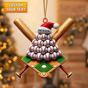 Personalized Baseball Ornament-Gifts For Baseball Fans,Lovers-2024 New Release