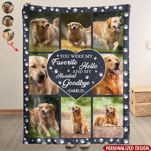 My Hardest Goodbye - Personalized Photo Blanket