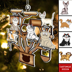 2024 New Release Cat Tower - Personalized Acrylic Ornament