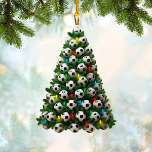 Christmas Soccer Tree Ornament-Gifts For Soccer Lover-2024 New Release