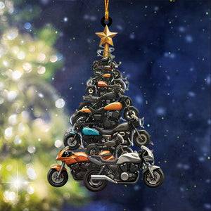 Motorcycles Christmas Tree Ornament-Gift For Motorcycles Lovers-2024 New Release