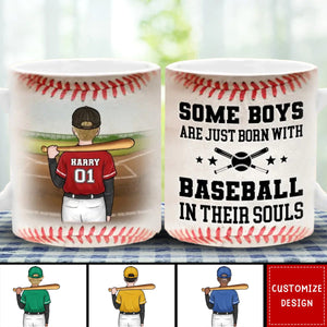 Hone Skills, Unburdened By Wins- Family Personalized Mug - Gift For Baseball Lovers