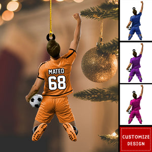 Personalized Soccer Ornaments-Gift for Soccer Lovers-2024 New Release