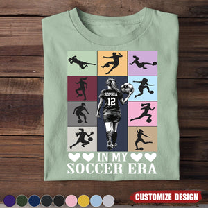 Personalized Soccer Girl T-shirt, Gift For Soccer Lover