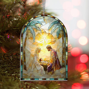 Nativity Jesus Christ Window Hanging Suncatcher