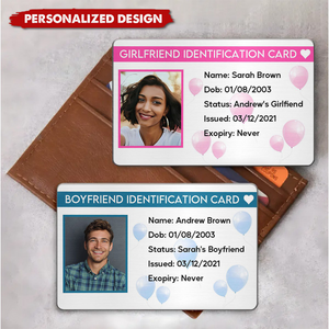 Photo Couple-Personalized Wallet Card-Gifts For Lovers