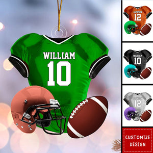 Personalized Name American Football Uniform Ornament - 2024 New Release