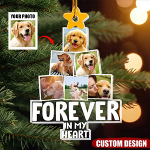 Forever In My Heart - Personalized Acrylic Photo Ornament