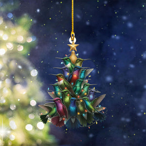 Hummingbirds Christmas Ornament--Gift for Hummingbirds Lovers-2024 New Release