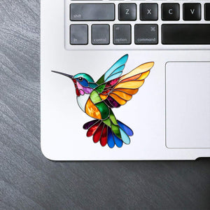 Colorful Hummingbird Decal-Gift For Bird Lovers