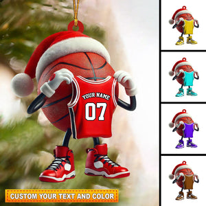 Personalized Basketball Christmas Ornament-Gift For Basketball Players and Fans-2024 New Release