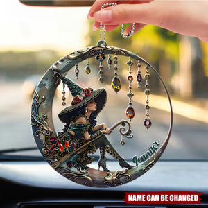 Beautiful Witch - Personalized Witch Car Ornament Gift For Witch lovers