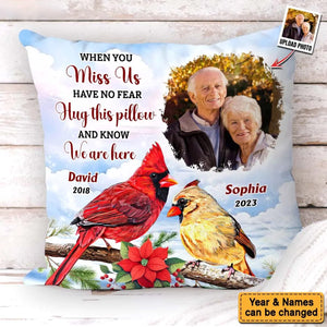 Loss Of Love One Hug This Pillow-Personalized Memorial Pilow