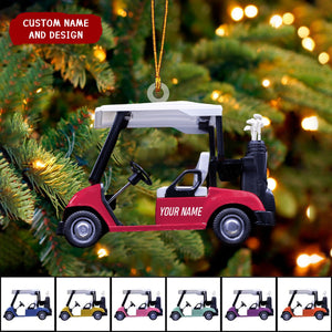 2024 New Release - Personalized Golf cart Christmas Ornament, Gift For golfer