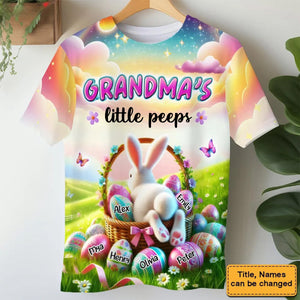 Personalized Gift For Easter Grandma All-over Print T Shirt