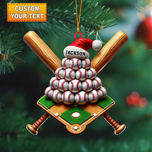 Personalized Baseball Ornament-Gifts For Baseball Fans,Lovers-2024 New Release