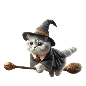 Magic Cat-Halloween Gifts For Cat Lovers Car Ornament