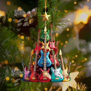 Guitar Christmas Tree Ornament-Gift For Guitar Lovers-2024 New Release