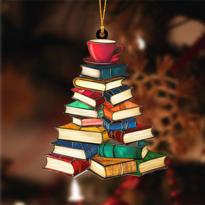 Christmas Book Tree Ornament--Gift For Book Lover-2024 New Release