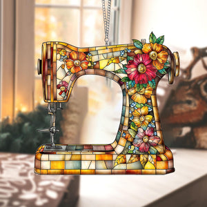 Sewing Machine Suncatcher-Gift for Sewing Lover