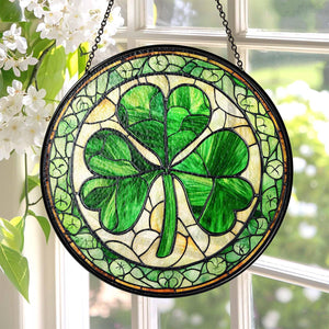 Shamrock Window Hanging suncatcher-Gift for Friends,Family