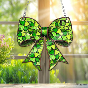 Shamrock Window Hanging suncatcher-Gift for Friends,Family