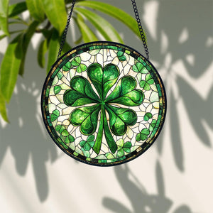 Shamrock Window Hanging suncatcher-Gift for Friends,Family