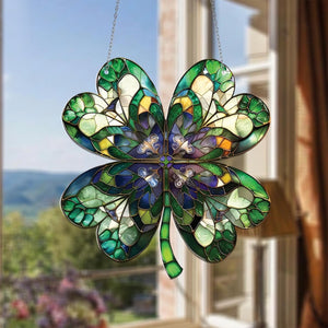 Shamrock Window Hanging suncatcher-Gift for Friends,Family